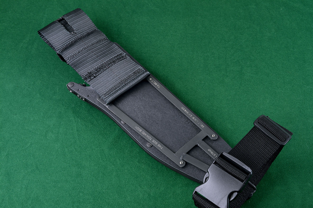 "Ananke" modular sheath component belt loop extender detail